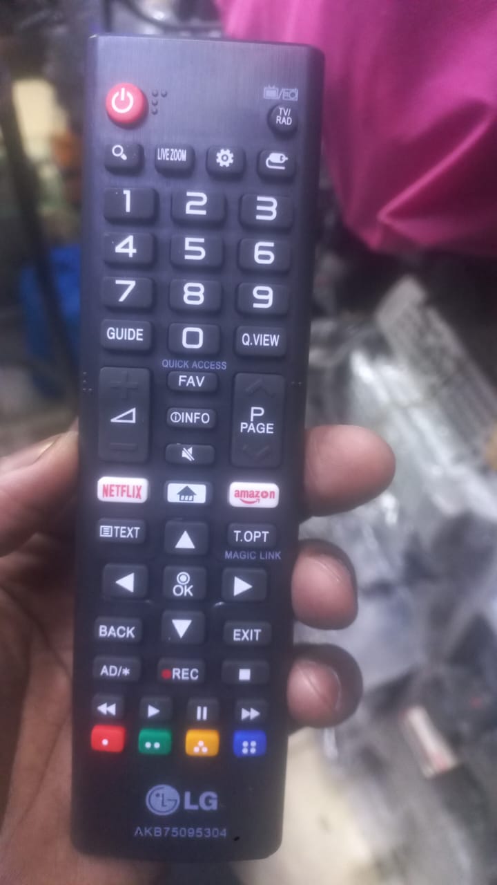 LG AKB75095304 Replacement TV Remote – Netflix & Amazon Keys