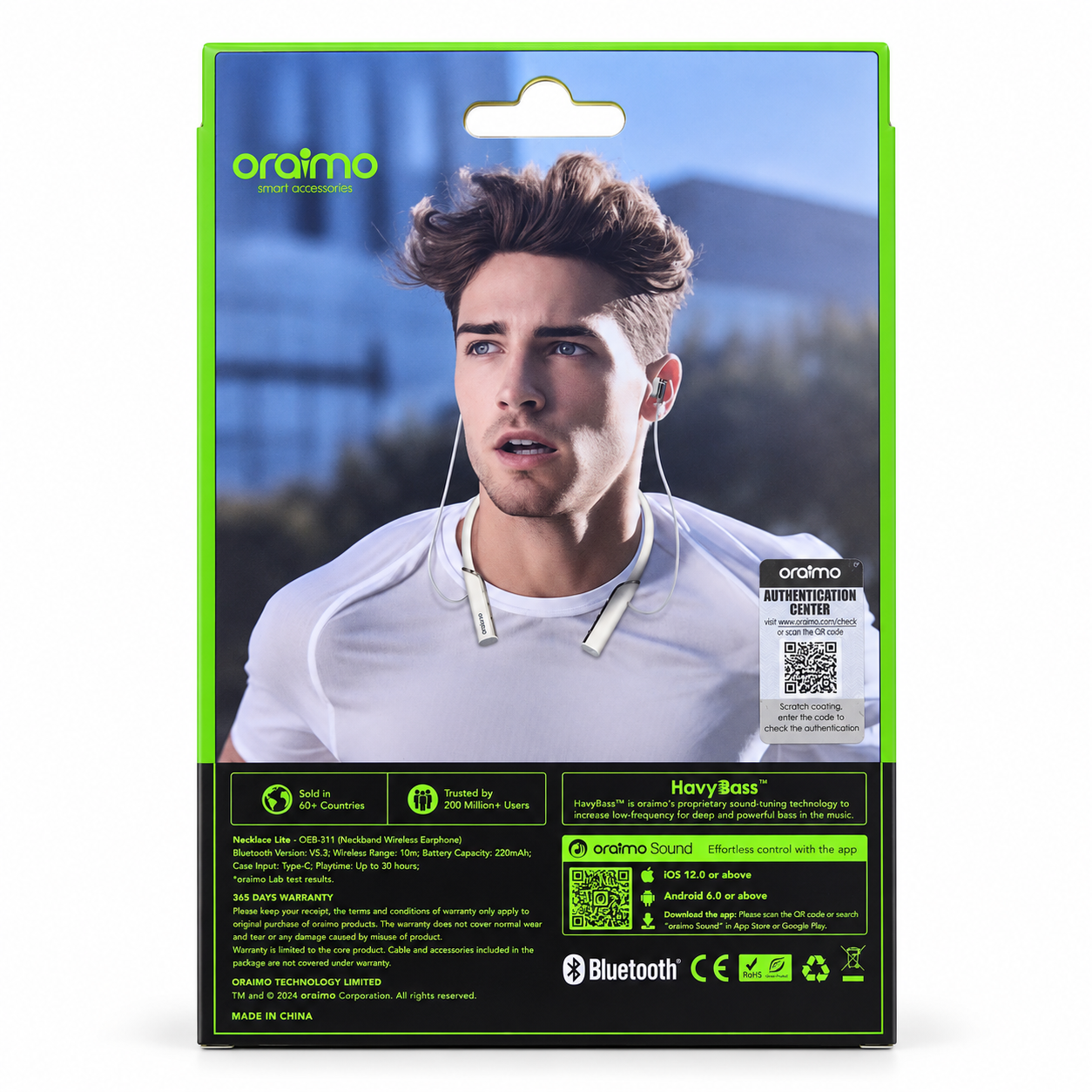oraimo Necklace Lite Wireless Neckband — OEB-311 view 2