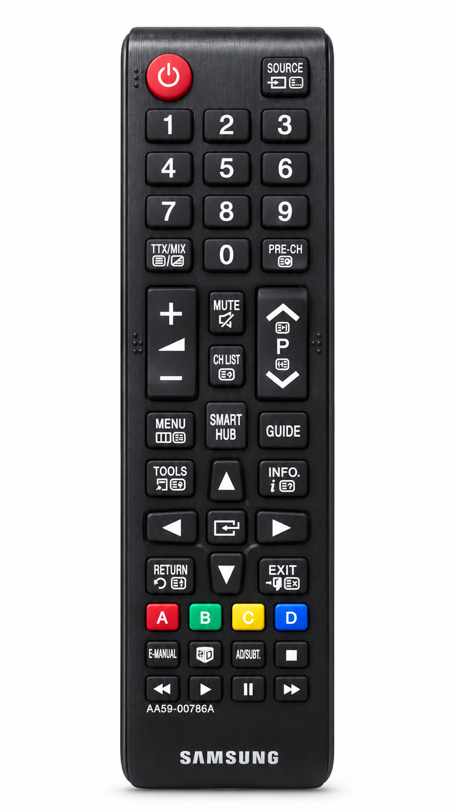 Samsung AA59-00786A Replacement TV Remote view 1