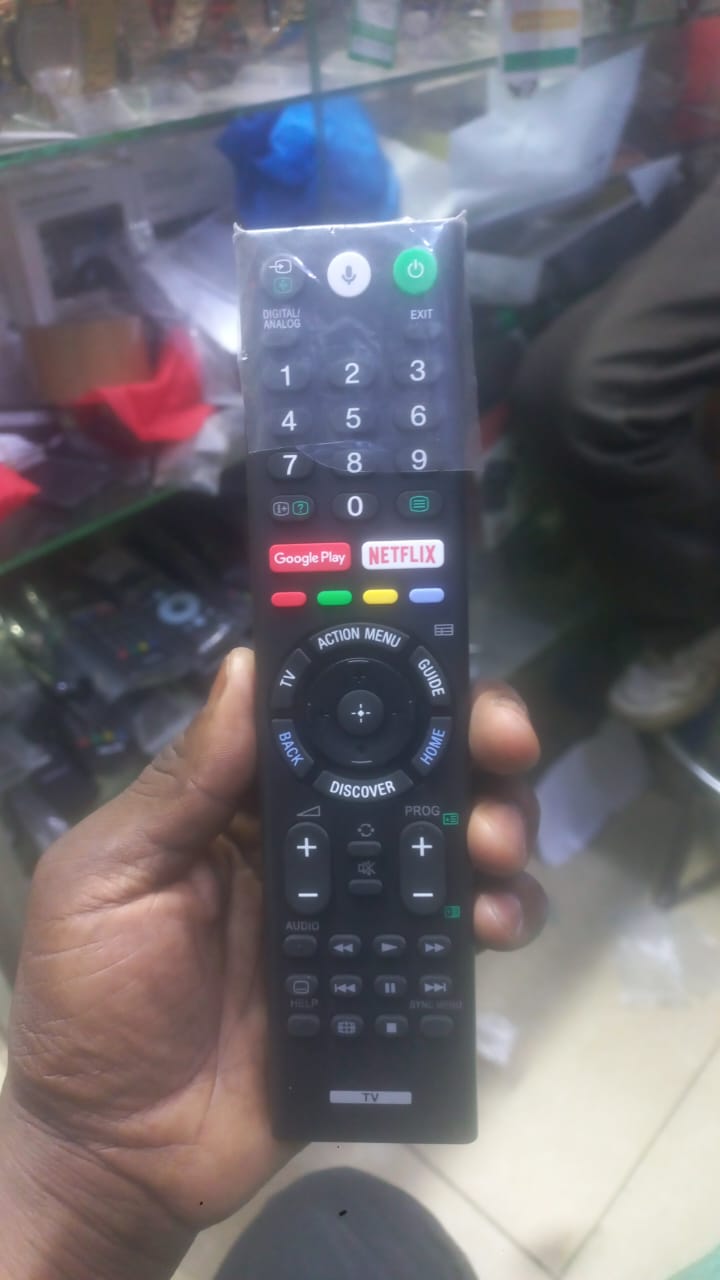 Sony-Style TV Replacement Remote – Microphone Key & Action Menu